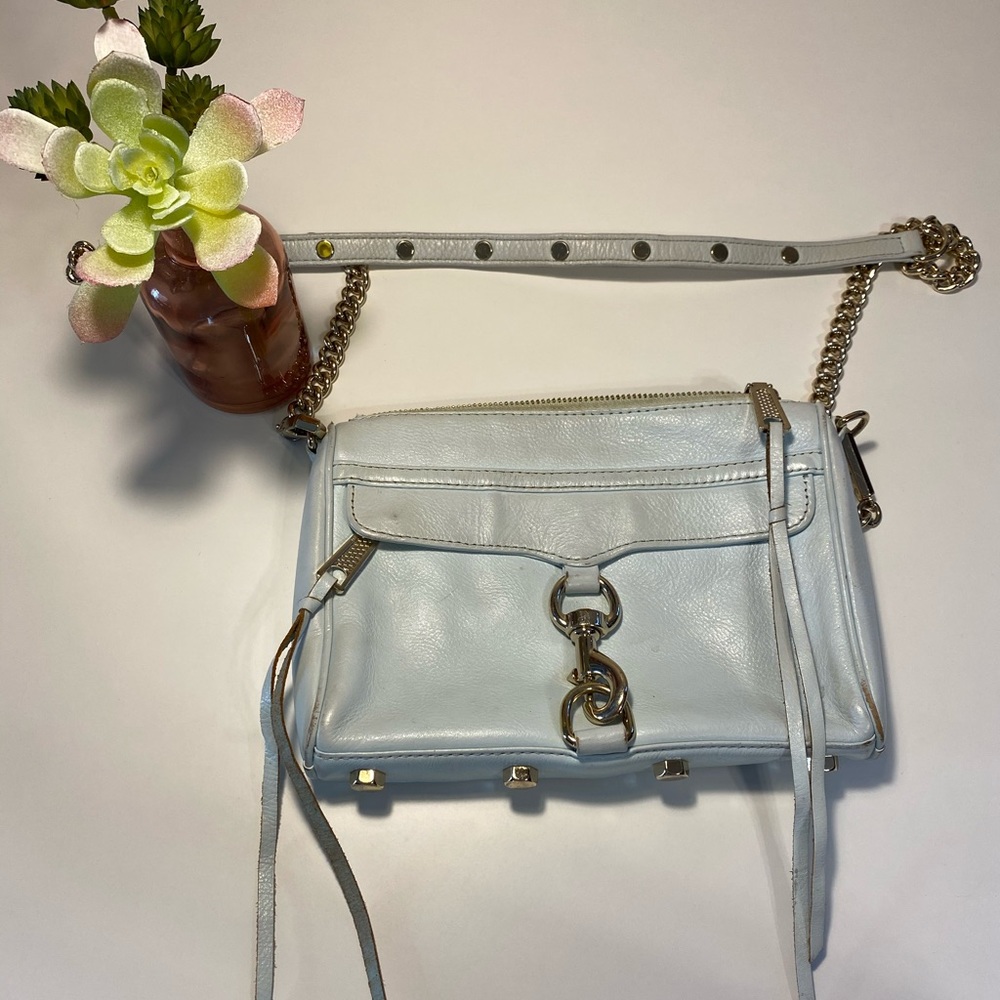 Rebecca Minskoff Sky Blue Mini Mac